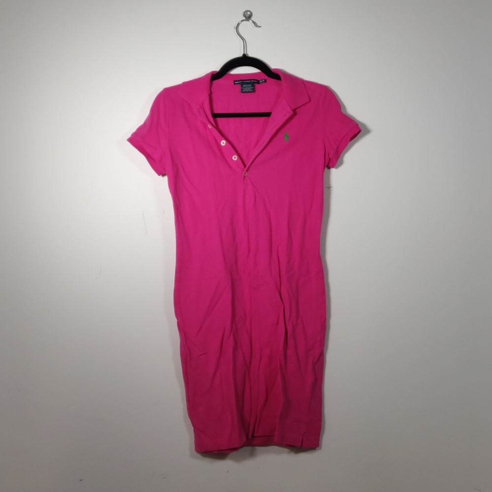 0029 Ralph Lauren hot pink tennis dress